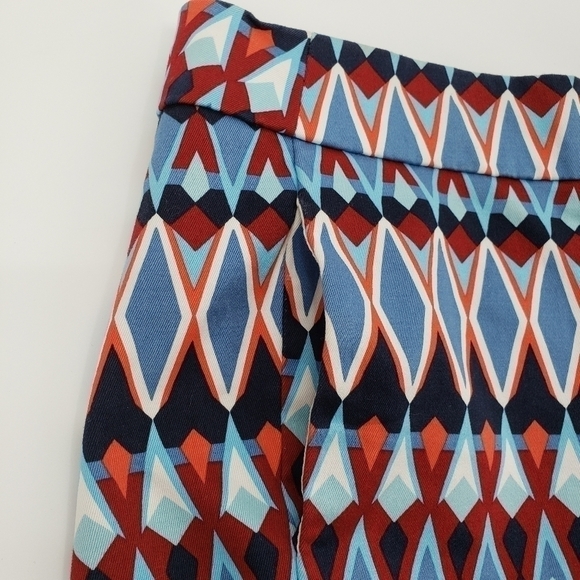 J. Crew Factory 3" Printed Stretch Chino Shorts, Size 6 - Picture 2 of 6